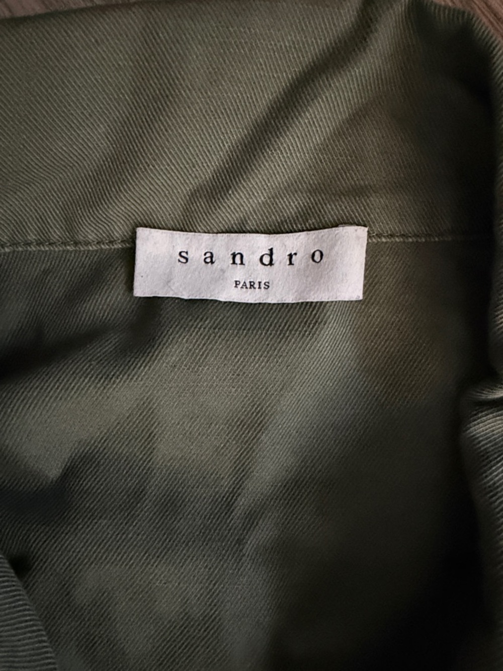 Olive Snap-Front Utility Jacket - Picture 3 of 6
